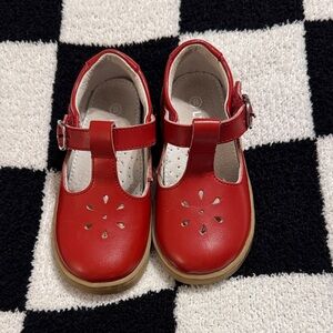 L'Amour Red Kids Dress Shoes